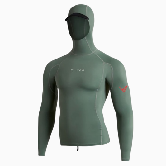 Hooded Rashguard - Green