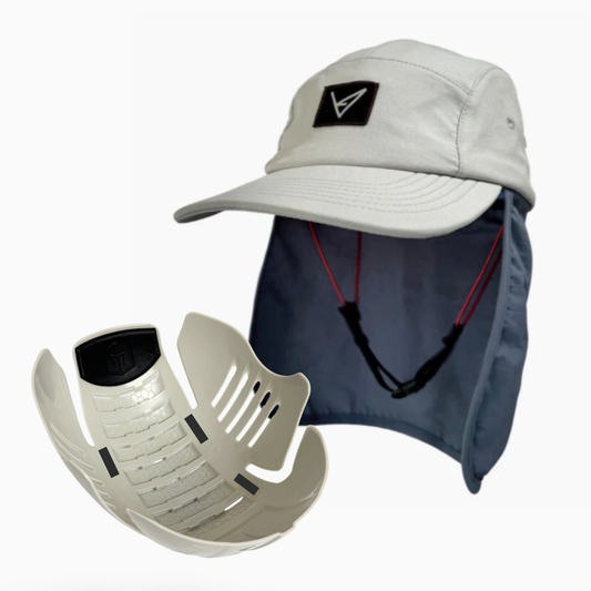 Shaded Surf Cap + Protection Bundle - Light Grey