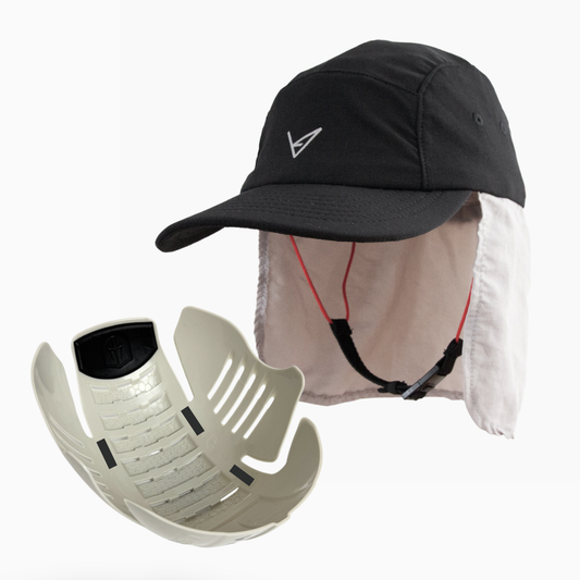 Shaded Surf Cap + Protection Bundle - Black